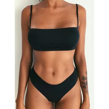 COSPOT Sexy Brazílske Bikini Set Ženy, Pevný High Cut plavky Plavky, Plavky na Kúpanie, Plávanie Oblek Pre Dámske