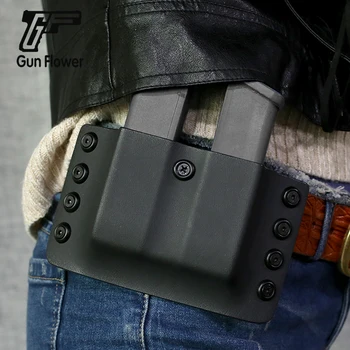 Gunflower Taktické Kydex Dvojitý Zásobník Časopis Závesu 9mm 0.4 S&W Pištole Mag Tašky Dopravcu