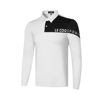 Vírenie Golf nosiť priedušná dlhý rukáv Golf T-shirt 4 farby S-XXL na výber Golfové Oblečenie doprava Zadarmo