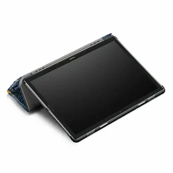 Ochranné Prípad Tabletu Pre Huawei Matepad Pro Prípade PU Kožené puzdro Smart Cover Shockproof Pre Huawei Mediapad M6 10.8 8.4