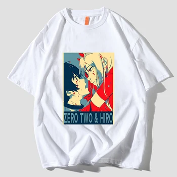 2021 Nula Dva Graphic Tee Anime Nadrozmerná Femme T-shirts Harajuku Krátkym Rukávom Letné Topy Bavlnené Oblečenie Žien Gotický Tričko