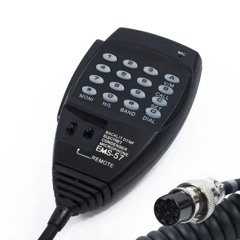 Ručné DTMF Mikrofón DR-635 Rádio Vytáčanie Čísiel Plná Klávesnica 8 pinov Alinco DR-235T DR-435