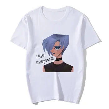 Aby Emo Skvelé Opäť List Vytlačiť T-shirt Tričko Štýl Gothic, Vintage T Shirt Harajuku Kawaii Estetické Oblečenie pre Ženy