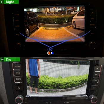 Auto Fisheye Objektív Zadná Kamera Vpredu 170 Stupeň Nepremokavé Zadnej strane Fotoaparátu 4 Pin Č Parkovanie Linky HD hviezdne svetlo Nočné Videnie