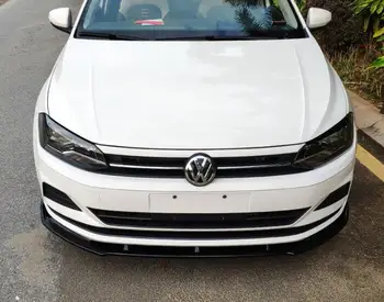 Pre Volkswagen POLO Telo kit spojler 2019-2020 Pre POLO ES ABS Zadné pery zadný spojler predného Nárazníka Difúzor Nárazníky Protector