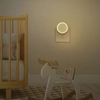 Pôvodný Xiao Mijia Led Indukčné Nočné Svetlo Plug Verzia Lampa Automatické Osvetlenie Dotykový Spínač Nízku Spotrebu Energie A Svetla