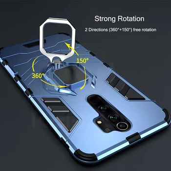 Prípad Smartphone Pre Xiao Redmi 9 Prípade Magnetický Držiak Shockproof Funda Pre Redmi9 Redmi 9 Prípade, Ochranný Kryt, Globálna Verzia