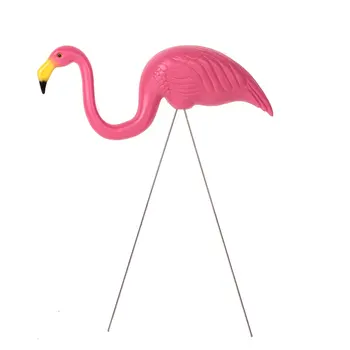 Vonkajšie Záhradné Dekor Umelé Flamingo Záhrada, Záhradné Dekorácie Dekorácie Animal Model Krajiny Dizajn Vták 3ks/Veľa