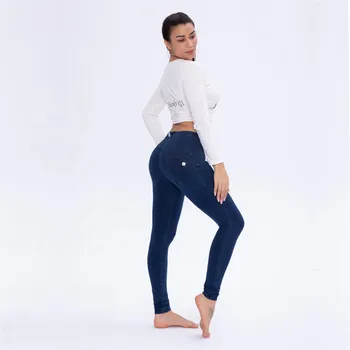 Melódie Denim Jeans Dámske Super Úsek Korisť, Výťah Modrá Leggins Mujer Push Up Jeggings Sexy Dievčatá
