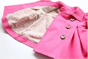 Jar Baby dievčatá Bunda ružová deti kabát vrchné oblečenie bežné bavlna Deti, Oblečenie pre Deti