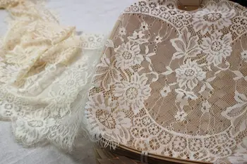 3m cena rias čipky textílie 32 CM šírka Oblečenie svadobný závoj dekoratívne domov opony príslušenstvo