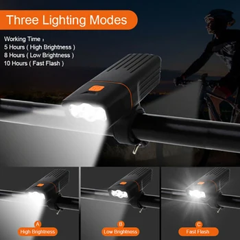 Cyklistické Svetlo na Bicykel Rainproof USB Nabíjateľné LED 1000LM MTB Predné Lampy Hliníkový Reflektor Ultralight Baterka Bicyklov Svetla