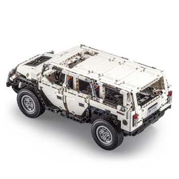 Technics ORV stavebným Hummer H2 model SO svetlom 2,4 Ghz, rádiové diaľkové ovládanie vozidla pary tehla APP rc auto hračka pre dary