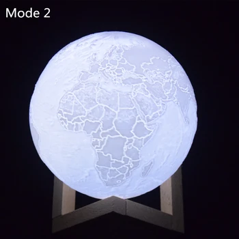 AIFENG 3d tlač zemi svetlo usb Nabíjateľné led nočné svetlo mesiaca svetlo zeme lampa Dotyk nočné lampy Domova Kreatívny Darček