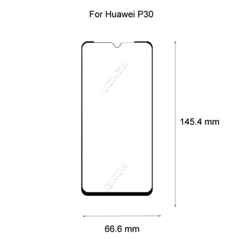 Pre Huawei P30 Lite / P30 Úplné Pokrytie Poistného 0.26 mm Tvrdené Sklo Ochranné Sklo Screen Protector Pre Huawei Lite P30