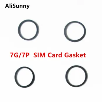 AliSunny 50pcs zásuvka na Kartu SIM Nepremokavé Gumové Tesnenie Tesnenie pre iPhone 7 8 Plus 7P 8P 7G Kruh, Krúžok Držiak Časti