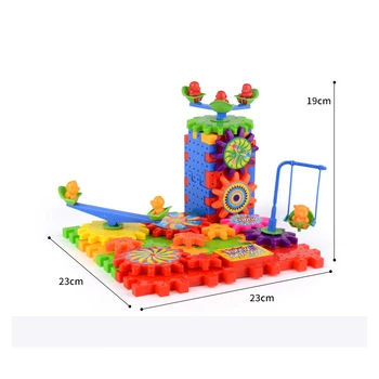 HOT Predaj 81Pcs/set Elektrických zariadení 3D Puzzle Stavebné Súpravy Plastové Tehly Vzdelávacie Hračky Pre Deti, Deti Darček