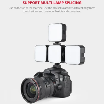 Mini LED videokamery krúžok svetlo fotografica profissional Fotografie Vyplniť Lampa Stmievateľné Adaptéra pre Canon, Nikon, Sony DSLR