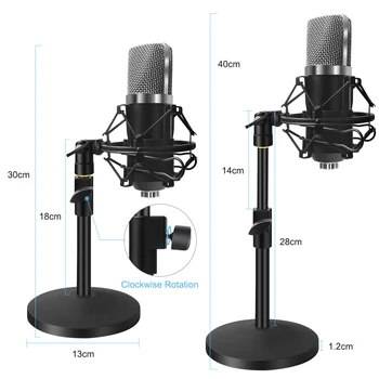 Usb BM700 Mikrofón Pre Podcasting Usb Microfono Držiak Pre Počítač Nastavte Usb Mikrofon Herné Microfone Chladič Pre Streaming