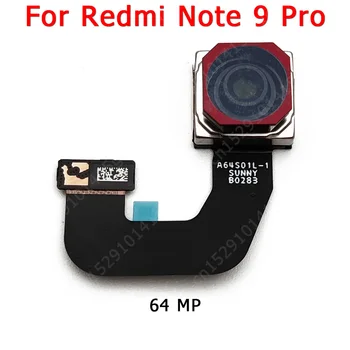Pôvodný Pre Xiao Redmi Poznámka 9 Pro Note9 9Pro Zadné zadný Fotoaparát Hlavná pred Veľkými Modul Kamery Flex Výmena Náhradných Dielov