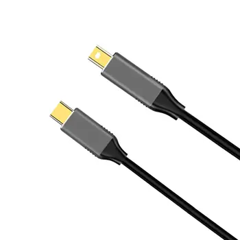 USB Typu C 3.1 na Mini DisplayPort Kábel DP 4K 60HZ HDTV Converter Adaptér pre Macbook HuaWei Mate 10 Xcover S8 1,8 m