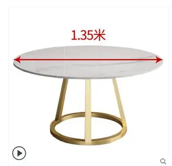 Nordic jedálenský stôl okrúhly záhradný-tvarované domácnosti mramoru gramofónu praktické okrúhleho stola