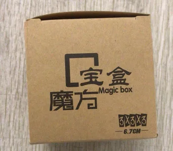 Nové Yuxin Zhisheng Treasure Box 3x3x3 Kocka BaoHe 3x3 Profesionálne Stickerless Magic Black Cube Puzzle Twist Vzdelávacie Hračky