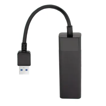 Ouhaobin USB 3.0 HUB Vysokej Rýchlosti USB3.0 Čip, 4-Port Signál 5Gbps rozbočovač pre počítač pre chytré telefóny, USB nabíjačky