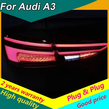 KOWELL Auto Styling pre AUDI A3 zadné Svetlá 2013-2019 Audi a3 LED zadné Svetlo LED Zadné svetlo s Dynamickým zase signál