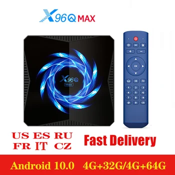 2020 verzia X96Q max H616 Smart TV Box Android 10 10.0 4K HD Youtube Prehrávač Médií TV 2.4 G / 5G Wifi, Set Top Box PK H96