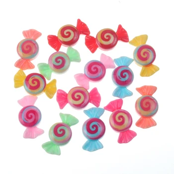 50pcs Zmiešané Živice Candy Dekorácie Remesiel Flatback Cabochon Doplnkov Pre Scrapbooking Korálky Diy Príslušenstvo