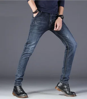 Batmo 2020 nový príchod vysokej kvality bežné tenké elastické jeans mužov ,mužov ceruzkou nohavice ,úzke džínsy mužov Z002