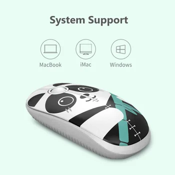 Roztomilý Zvieratá 2.4 G USB Wireless Mouse Gaming Mouse Pre Macbook Pro Asus Lenovo, Dell, HP Ergonomická Myš Počítačových Myší, Dievčatá, Ženy,