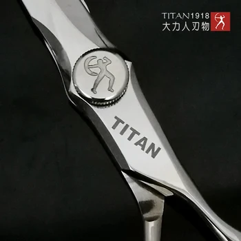 TITAN kadernícky salón nožnice 6.0 Palcový Profesionálne Kadernícke Nožnice na riedenie nožnice nastaviť Japonsko Nehrdzavejúcej Ocele vg10