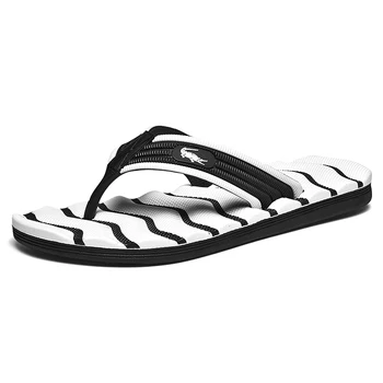 CARTELO sandále mužov vnútorné a vonkajšie flip-flops non-slip flip-flops bežné pláže topánky sandále mužov