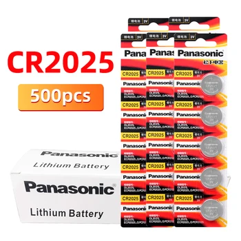 PANASONIC 500pcs/veľa cr2025 Značky Nové Tlačidlo Bunky Batérie 3V Mince Lítium-elektronické sluchadla, počítadlo hodín sledovať BR2025