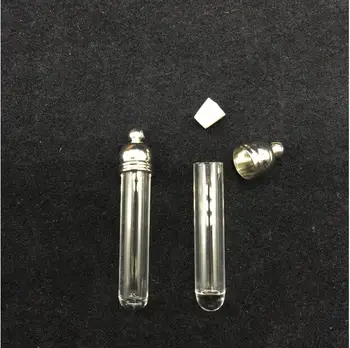 50 kusov lepidlo spp sklenenej Fľaštičke Prívesok medailón charms mini, ktorí chcú sklenené fľaše s Strapec spp meno na ryžu art šperky robiť