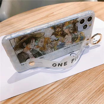 JEDEN KUS Telefón Prípade Japonskom Anime Pohode Chlapec VLuffy Zoro Familys Coque pre Iphone 11 Xs MAX XR X 6 6 7 8 Plus 10 TPU Capa