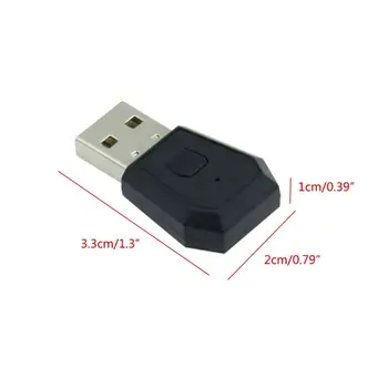 USB Adaptér Bluetooth 4.0 Vysielač Pre PS4 Headsety Prijímač Slúchadlá Dongle