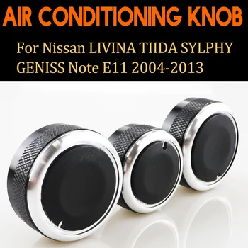 Vhodné Na Nissan LIVINA TIIDA SYLPHY GENISS Poznámka E11 2004-2013 Auto Klimatizácia otočením prepínača gombík Gombík AC