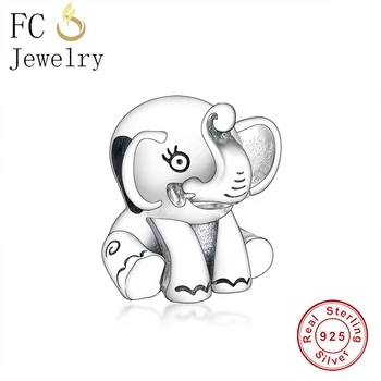 FC Šperky Nosenie Pôvodné Kúzlo Náramok Autentické 925 Sterling Silver Baby Slona Korálky Na Výrobu Ženy Jeseň Berloque 2020