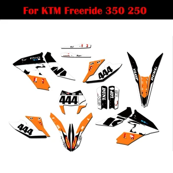 Pre KTM Freeride 350 250F Motocyklové Príslušenstvo Zadarmo Vlastný Grafika & Prostredí Nálepky Odtlačkový Auta Trail Bike