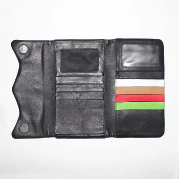 DO Štýl 2018 nové originálne kožené peňaženky karty peňaženky phone6plus taška klasický štýl peňaženky čierna