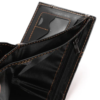 Pánske Krátke Peňaženky Veľkú Kapacitu kórejský Štýl Slim Peňaženky Módne Solid Farba Čierna Peňaženky pre Človeka