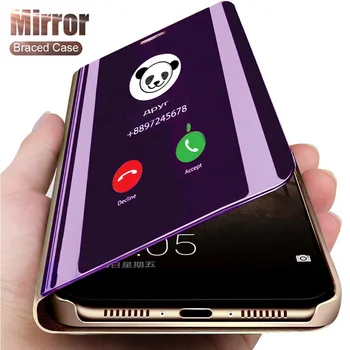 Smart Mirror Flip puzdro Pre IPhone 12 12Pro 12ProMax 11 11Pro 11ProMax X XS XSMax XR 8 8Plus 7 7Plus 6 SE2020 kryt telefónu