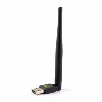 2.4 GHz, FREESAT USB WiFi S Anténou Práce Pre Freesat V7 HD V8 Super Digitálny Satelitný Prijímač Receptor Pre HD TV Set-Top-Box
