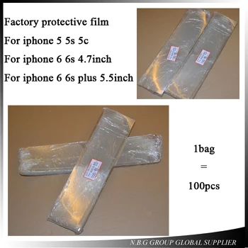 100ks/veľa Screen protector obnova Pôvodných filmových protecter pre iphone 5 5s 5c/6 6/6p 6sp/7/7p 