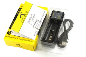 Skilhunt M1 Inteligentná Nabíjačka s USB Power Bank funkciu s Ukazovateľom pre LiIon Ni-MH, Ni-CD LiFePO4 IMR Batérie
