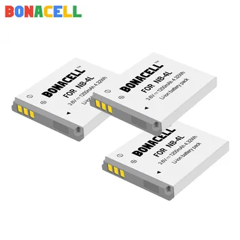 Bonacell 1.2 Ah NB-4L NB4L NB 4L Batérií pre Canon IXUS 30 40 50 55 60 65 80 100 I20 110 115 120 130 JE 117 digitálne batérie
