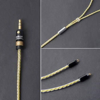 Okcsc 0 .78 mm 2pin Kábel Náhradné Slúchadlá Upgrade Káble Pocínovaného Medeného Drôtu Ručné Väzbe Kábel Pre Ue18 Jh13 16 Um3x TFZ KZ